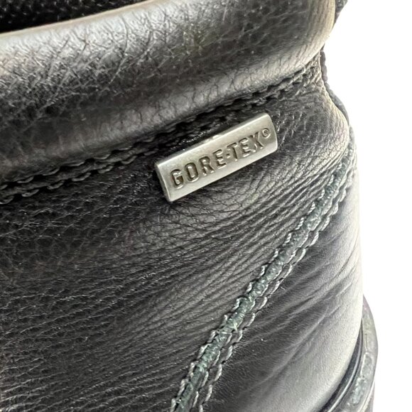 Ecco Men's Turn GTX Black Leather &‎ GorTex Tie Chukka Boots Size 13 - Picture 5 of 7